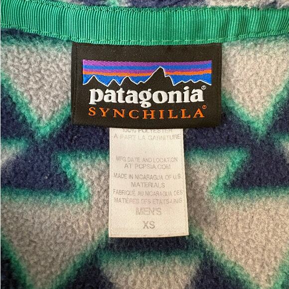 Patagonia Men's Synchilla Snap-T Fleece Pullover Men's Size Extra Small - Picture 6 of 7